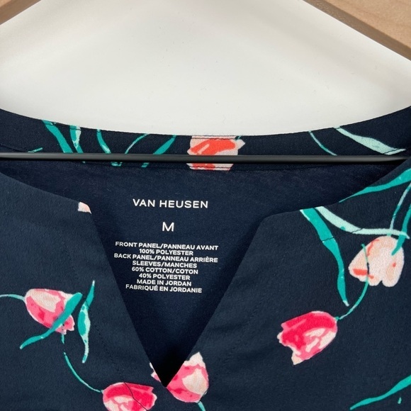 Van Heusen Rose Blouse Ladies Medium - Picture 3 of 4